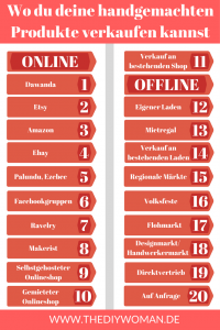 Du möchtest gerne Handgemachtes verkaufen und fragst dich jetzt, wo du das am besten machst? Dafür gibt es viele verschiedene Möglichkeiten, je nachdem wer deine Kunden sind und wo du diese am besten erreichst. Hier erhältst du eine Übersicht über 20 Möglichkeiten, wo du überall Handgemachtes verkaufen kannst, sowohl online als auch offline.